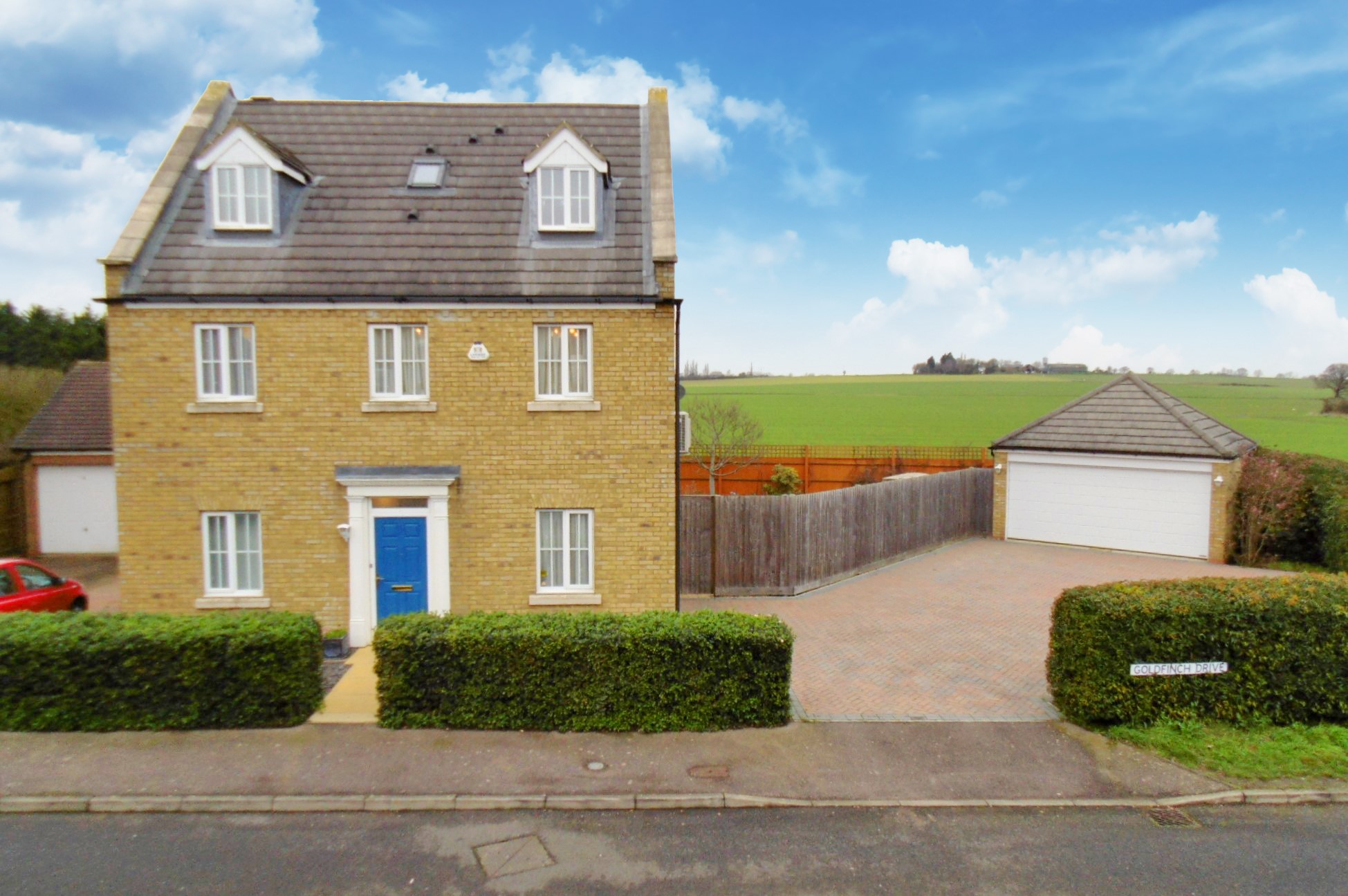 House image after, with Elevation